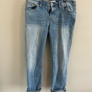 Madewell light wash skinny jeans